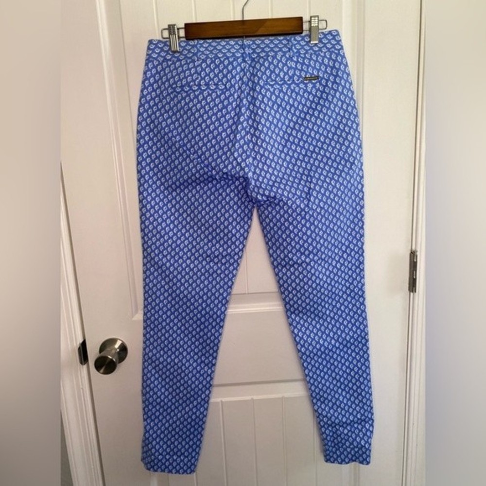Michael Kors dress ankle pants, blue & white, size 4 - Picture 10 of 10